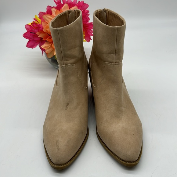 DV Dolce Vita Tan Cowboy Boots Size 10 MCA7255E - Picture 2 of 7